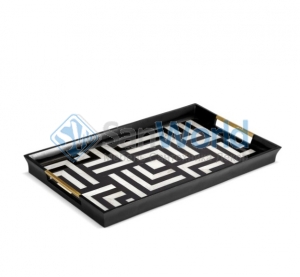  Dedale Black&White Tray - Large 