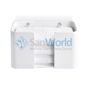 Аксессуары для ванной композитные белые Stone Decor Walther лоток для полотенец