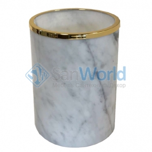 Elegance Gold Bianco Carrara   