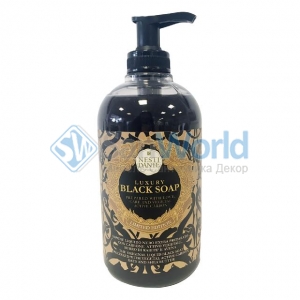 NESTI DANTE Luxury BLACK Soap жидкое мыло с углём чёрное 500 мл