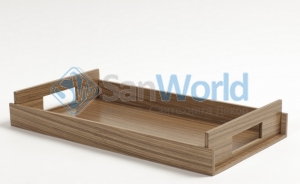 Wood Collection лоток поднос деревянный Орех Medium	
