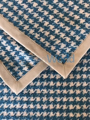  CLAN FADED BLUE 200x145  NATURAL BROWN BORDER