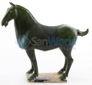 Лошадь керамическая (синяя)