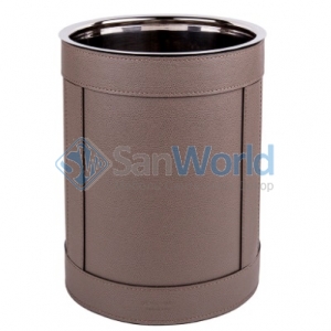   Rotondo waste paper basket by GioBagnara Smoke
