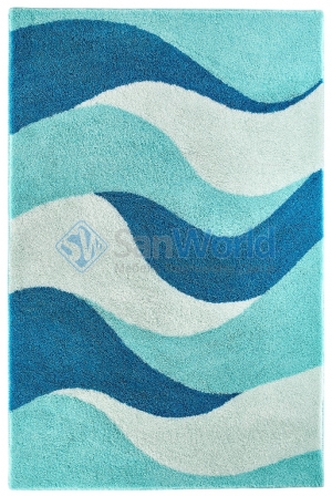 Aurelia Nicol коврик для ванной комнаты с декором Mint-mediterranian blue-aegean