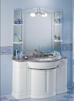 Мебель для ванной умывальник с зеркалом Eurodesign Hilton 1