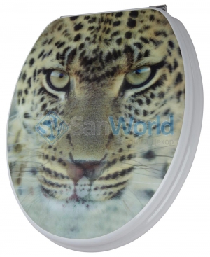 Leopard сиденье для унитаза 3D декор Леопард