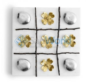 Michael Aram Dogwood Tic Tac Toe  - 